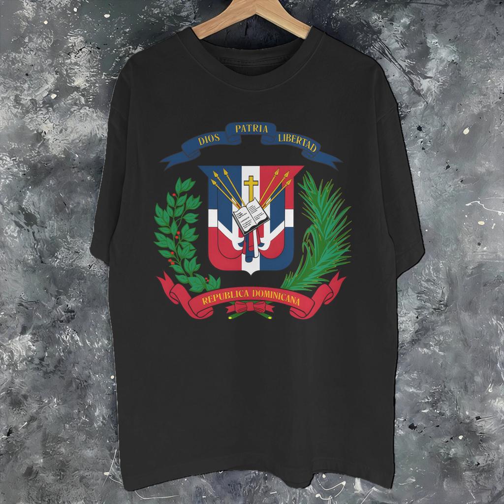 Unisex Women Graphic Print Dominican Republic Tee T Shirt Pure Cotton Tshirts Clothes