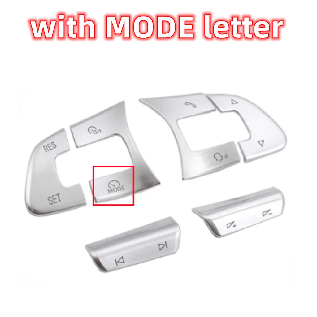 Для VW Volkswagen GOLF 7 MK7 Tiguan Passat B8 Sharan 2016-19 автомобилей многофункциональная кнопка рулевого колеса крышка ключа отделка наклейки