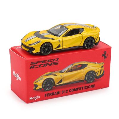 Майсто 1:64 Ferrari SF90 SP1 812 DAYTONA SP3 911 GT2 RS Шасси литье под давлением из полностью сплавного металла модель автомобиля коллекция подарочные игрушки