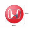 4PCS 56mm Car Wheel Center Cap Metal Badge Sticker For Honda Accord Civic FIT Insight CRV Jazz HRV CRZ CRX City Vezel Pilot