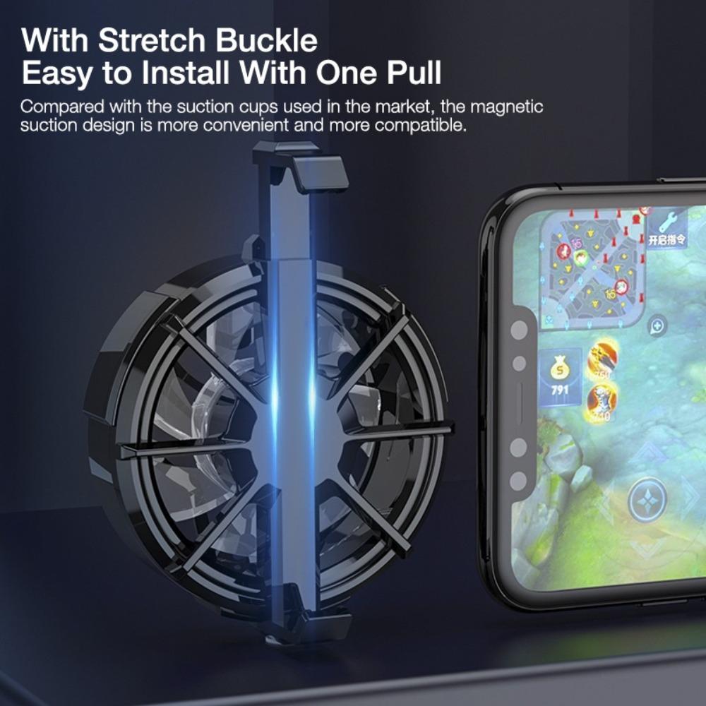 ABS+PC мобильный телефон радиатор турбо ураган игровой кулер мини телефон охлаждающий вентилятор мобильный телефон