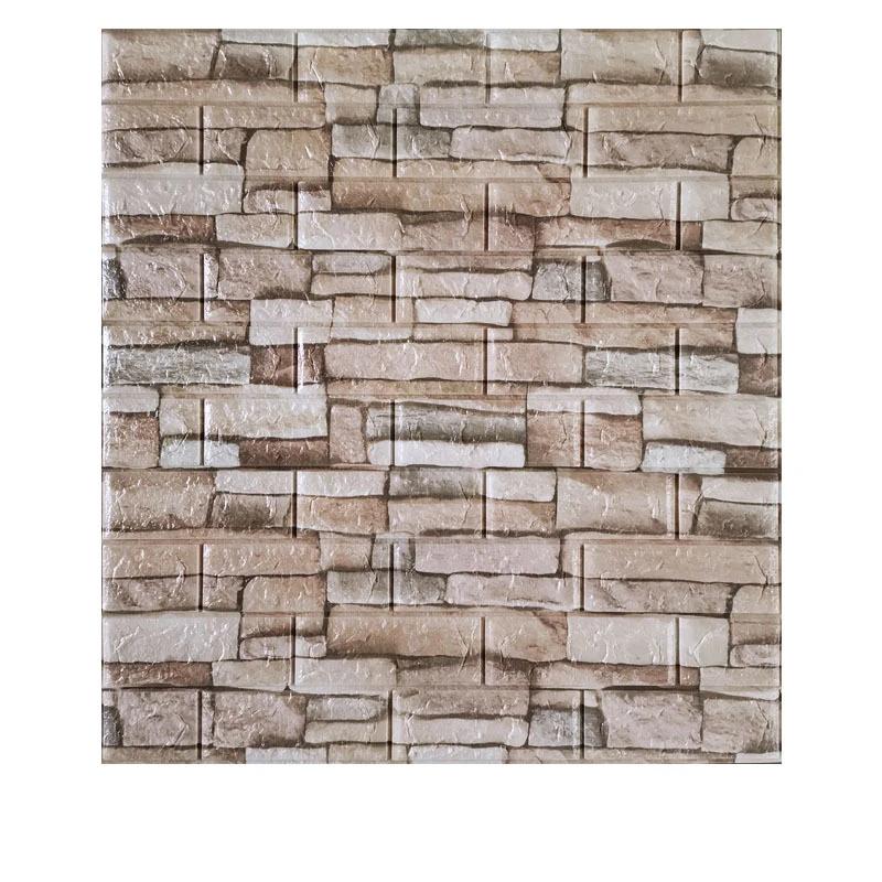 5/10 шт. 70*77 см 3D Обои под кирпич для гостиной, спальни, ТВ-стены, водонепроницаемые самоклеящиеся обои, пенопластовые наклейки на стену для DIY