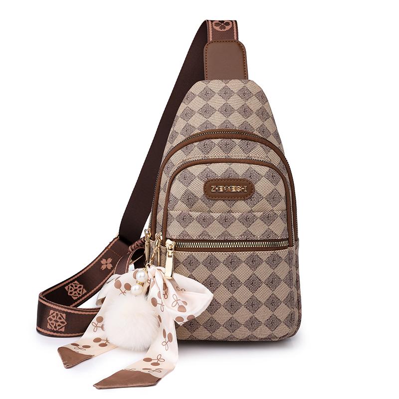 Нагрудная сумка Женская сумка через плечо Нагрудная сумка Рюкзак Женская маленькая сумка с принтом
