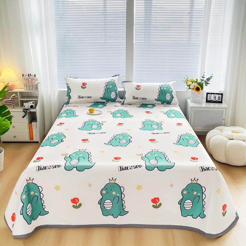 Охлаждающая плоская простыня с наволочкой, летние простыни, гладкое постельное белье, комплект постельного белья для дома, односпального размера или размера «queen-size», roupa de cama