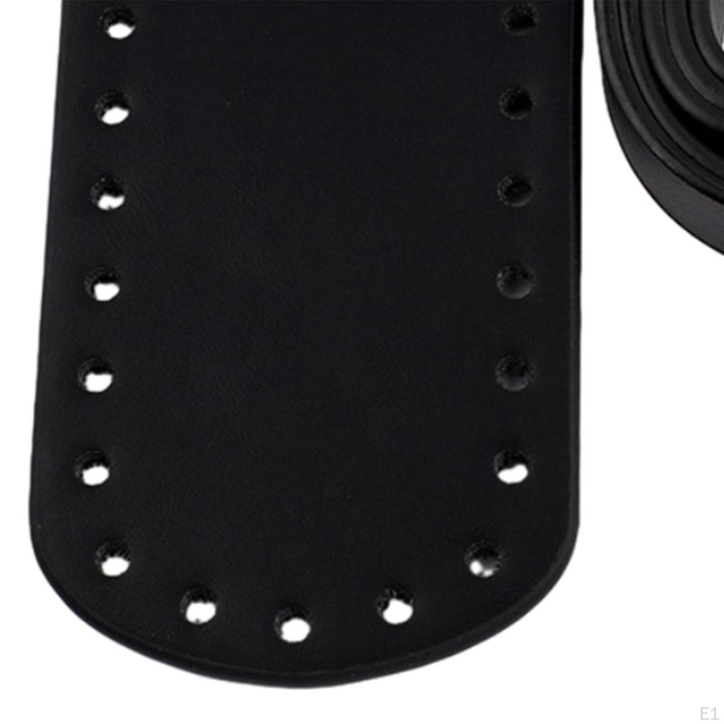 Дно сумки для вязания крючком Регулируемый плечевой ремень из тканой искусственной кожи Набор «сделай сам»