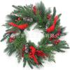 Christmas Wreath Door Hanging Decor Home Mall Window Party Festive Simulation Ornament