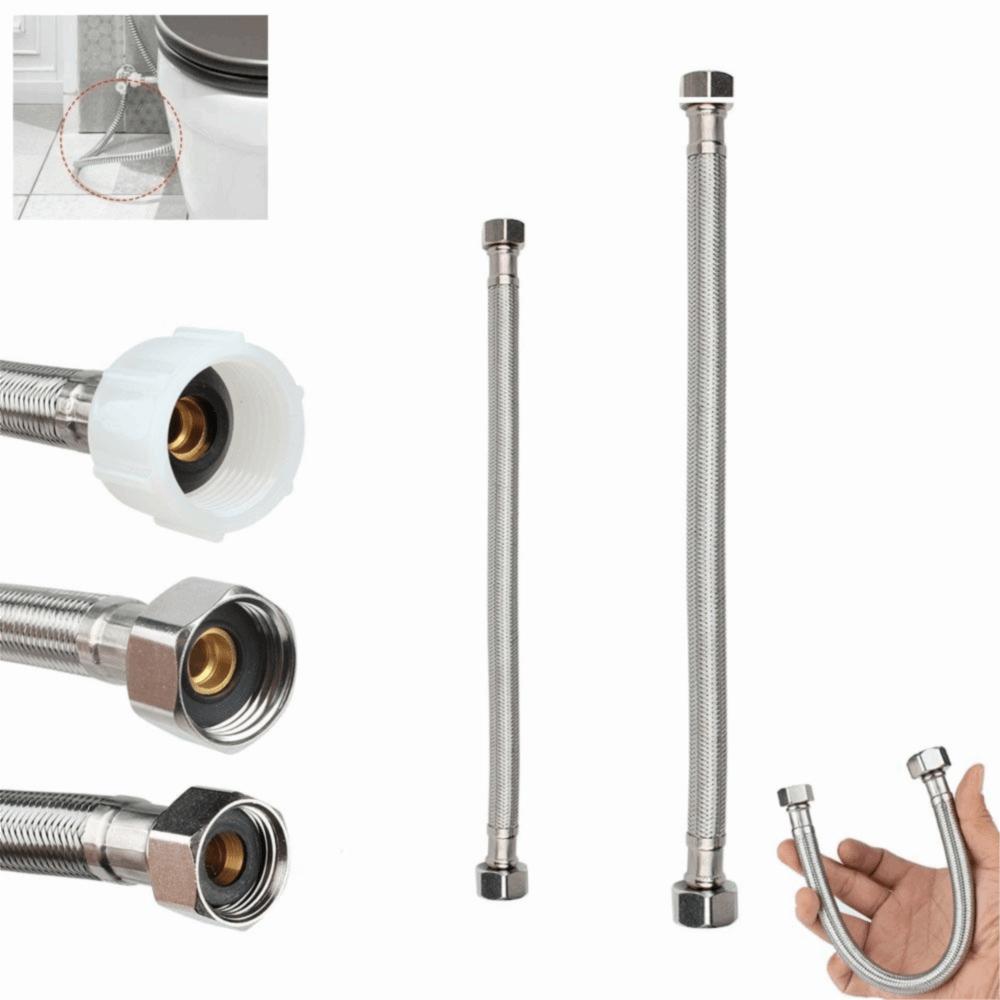 30/40см Гофрированный Водяной Шланг Взрывозащищенный Большой Поток Шланг Подвода Горячей и Холодной Воды Нержавеющая Сталь