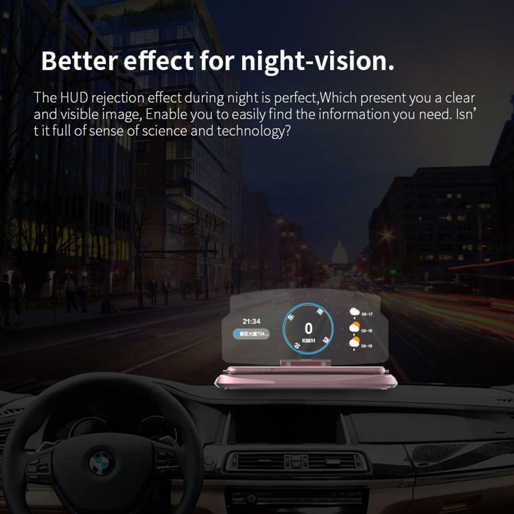 HUD Head Up Display Car GPS Navigation Image Reflector Holder for Smart Phone