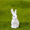 Bunny Rabbit Ornaments Animal Craft DIY Miniature Fairy Garden Supplies Figurine Easter