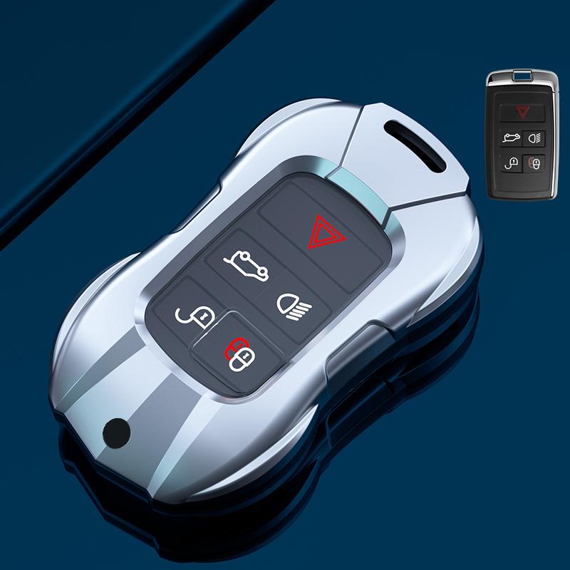 Подходит для брелока-чехла для ключей автомобиля Jaguar XFL XEL FPACE XJL FTYPE Epace Ipace Xe Оболочка для ключа Чехол для ключа Пряжка для брелока Женский