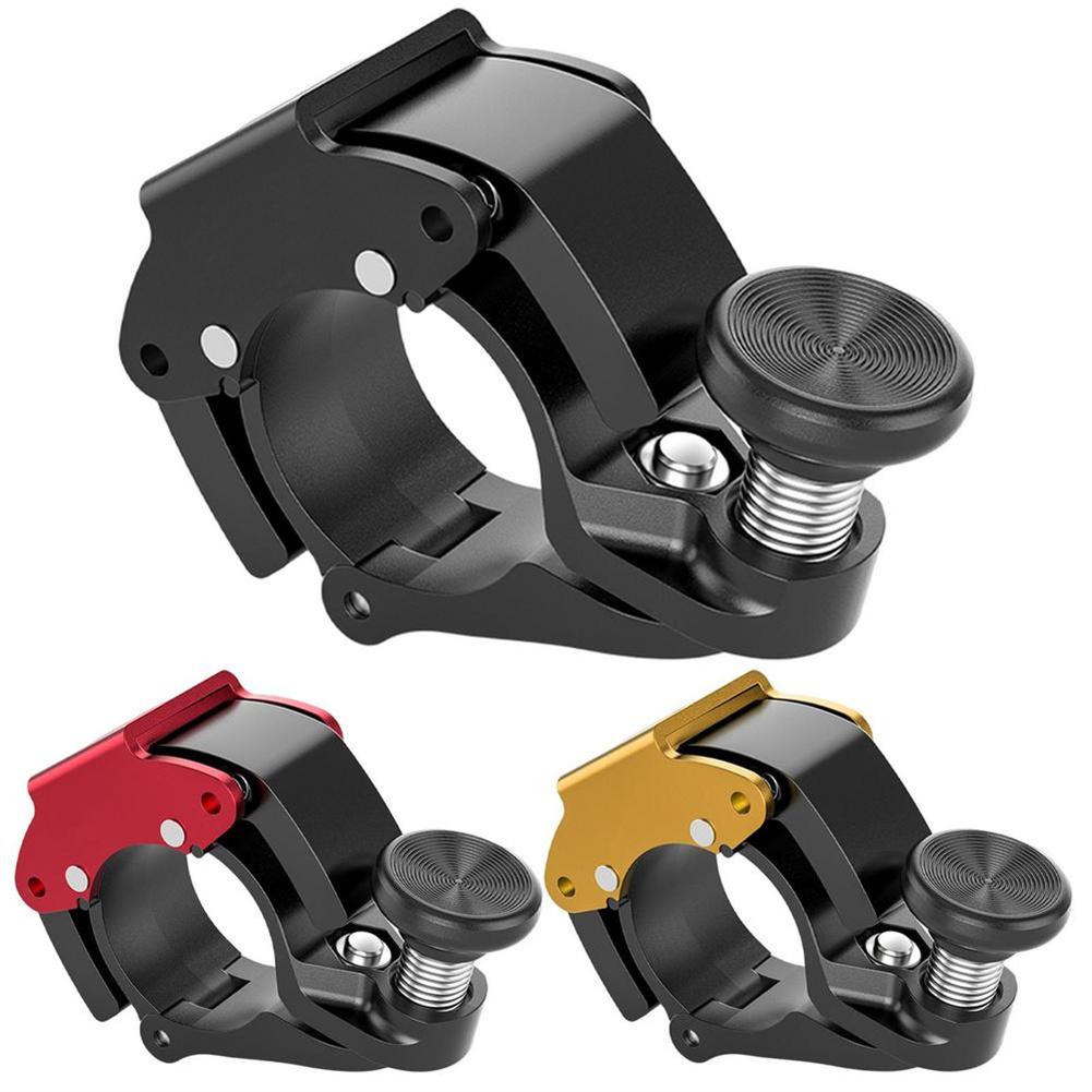 Bike Horn Electric Bicycle Bell Aluminum Alloy 100db Cycling Handlebar Ring Alarm Bells Bicycle Accessories Portable Sound Alarm For Kid's Bike Road B