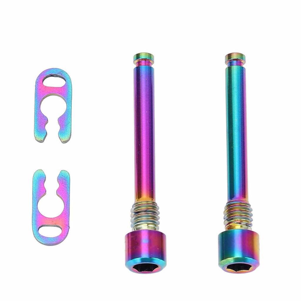 4 шт. зажим для дискового тормоза горного велосипеда, резьбовой штифт, титановый сплав, обработка на станке с ЧПУ, крепежный винт для дискового тормоза