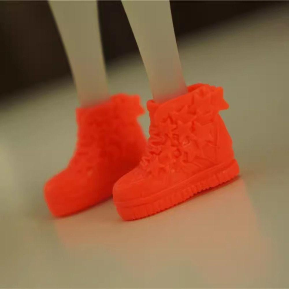 Plastic Female Doll Boots Fashion Dolls Accessories High Quality High Heels Shoes  Doll Accessories