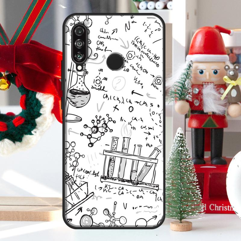 Science Chemistry Style For Huawei Nova Y73 Y60 Y70 Y90 Y72 Y61 Y91 7i 8i 11i 12i 12s 9 10 SE P20 P30 P40 Lite Case