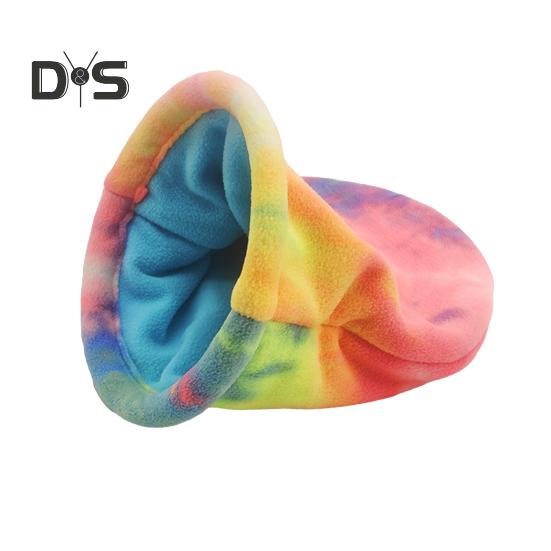 Спальный мешок для хомяка, мягкий флис, зимнее теплое укрытие, гнездо, морская свинка, уютный мешок для маленьких животных, уютная пещера для кролика, шиншиллы, крысы, белки, ежа