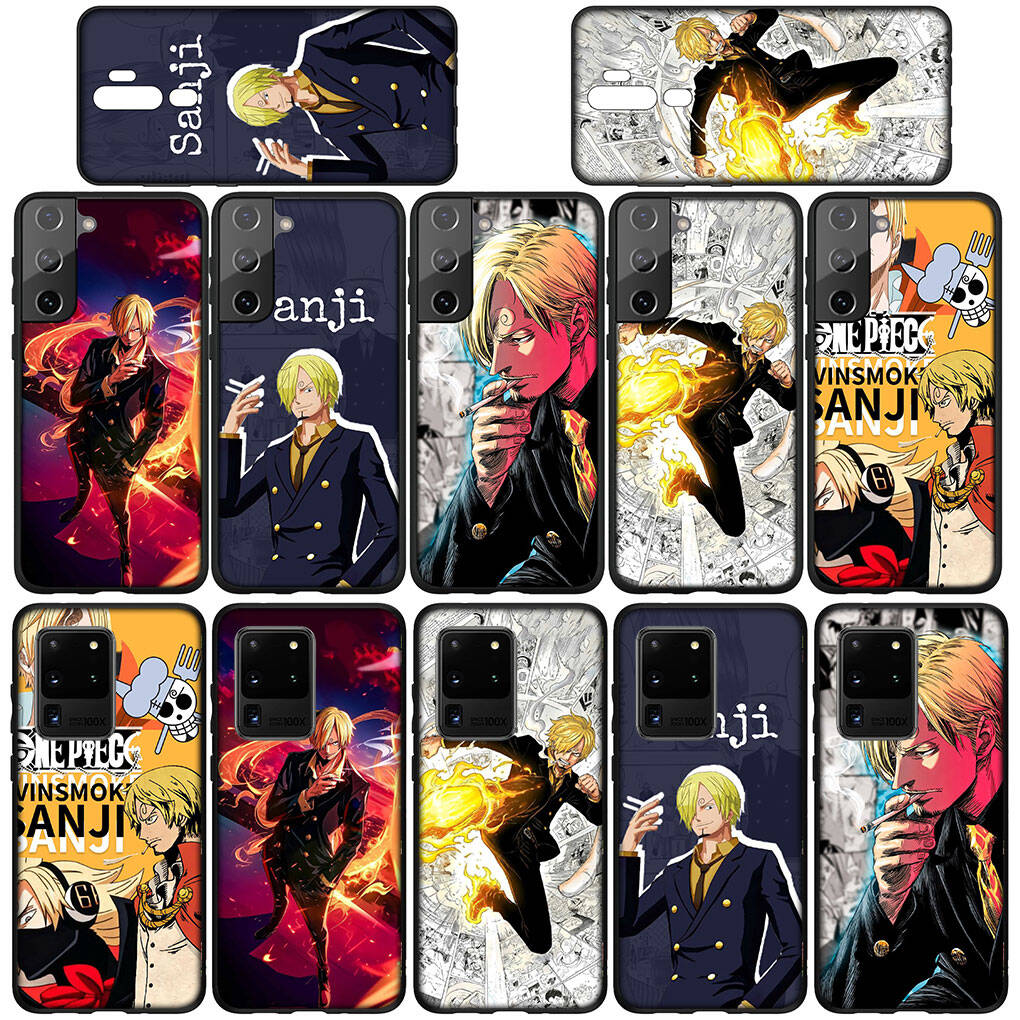 Чехол для телефона для iPhone 17 15 16 Plus Redmi Note 14 12 11 13 Pro Max Huawei P30 P20 Lite Y9 OPPO A60 A40 A80 A38 A54 Комиксы Луффи One Pieces Санджи Чехол