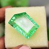 CERTIFIED 29x20mm LIMITED Fancy Cut NATURAL Green Topaz Loose Gemstone