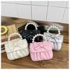 2025 Trendy Bow Mini Crossbody Bag for Girls - Fashionable Sweet Small Square Bag