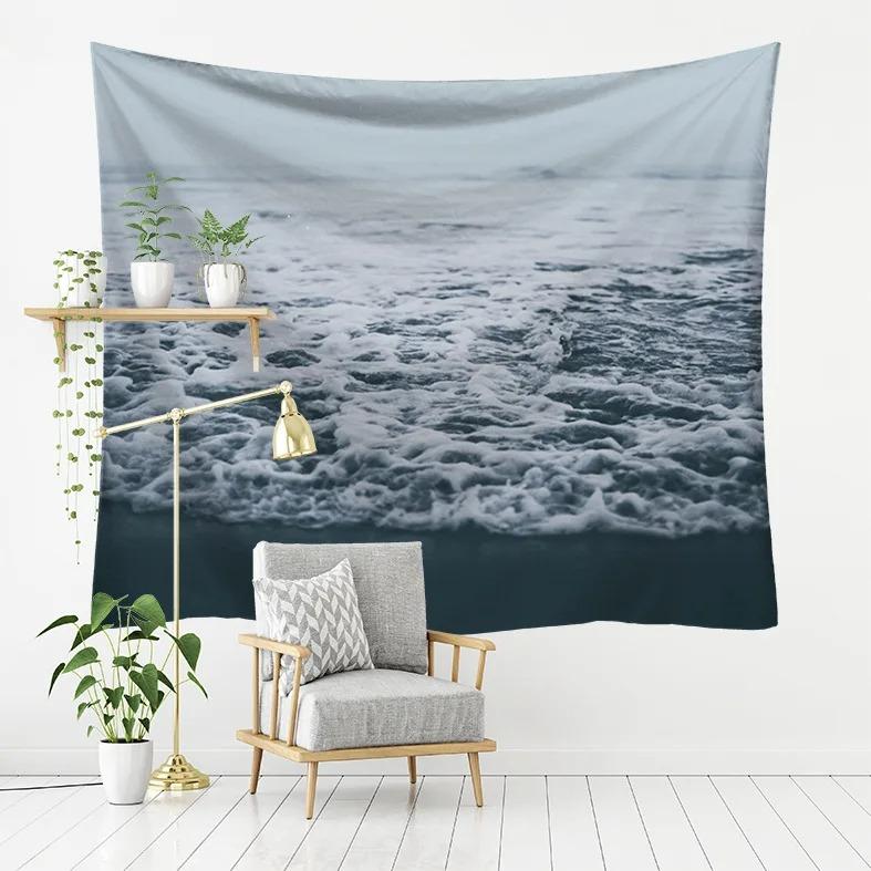 Отпуск с видом на море узор спальня гостиная гобелен украшение стены дома гобелен