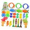 Игрушки для дайвинга в бассейне для детей Кольца многоразовые для дайвинга и плавания 29 шт./компл. Летний пляж
