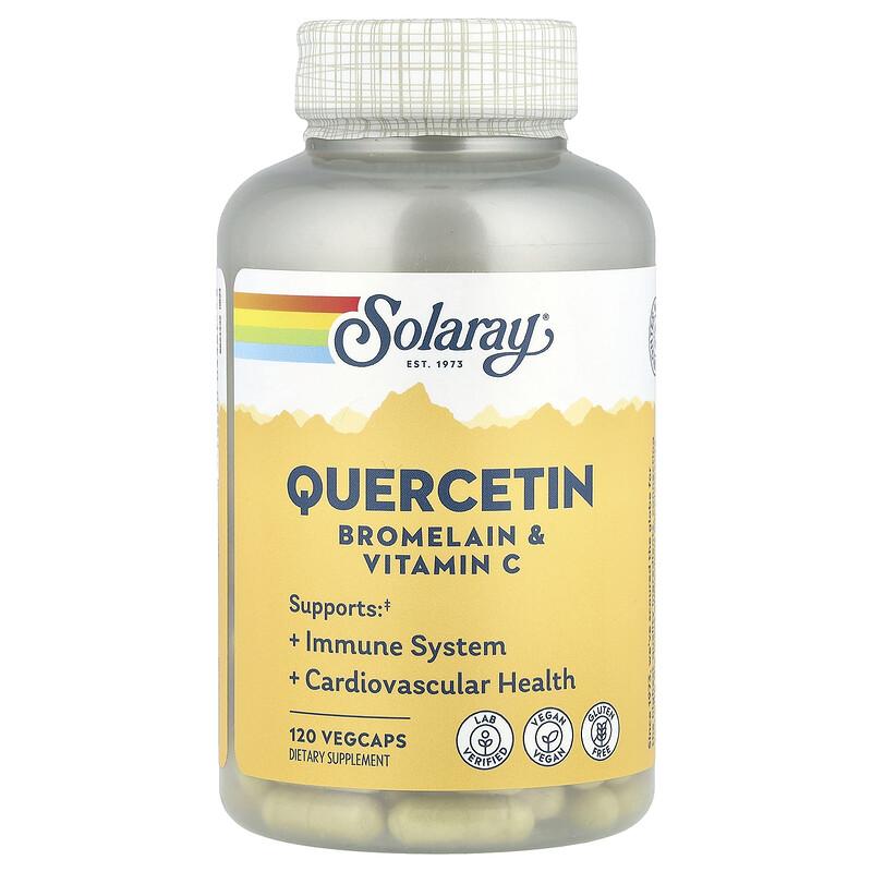 Quercetin, Bromelain & Vitamin C, 120 VegCaps