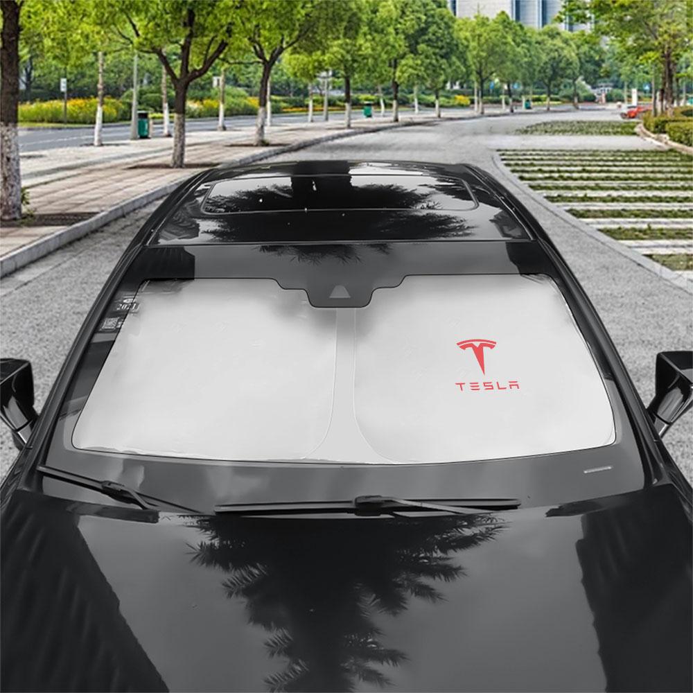Складной солнцезащитный козырек на лобовое стекло автомобиля для Tesla Model 3 Model S Model X Mod WYE K80 Roadster Invader Mod WYE