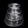 Clear Cupcake Tower Rack PET Material Cake Placing Rack Macaron Display Stand  Wedding Decor