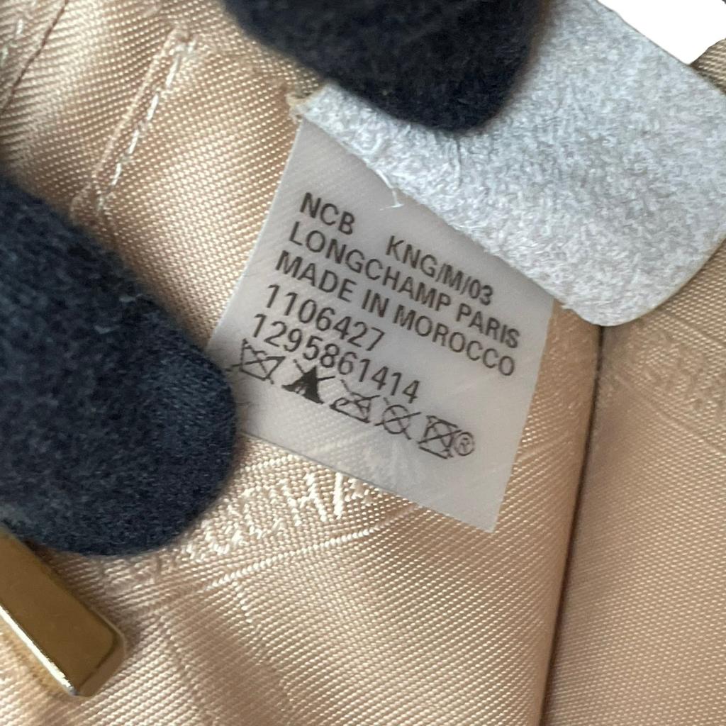 Used Longchamp Tote Bag / Handbag PenelopeTote Bag Light pink/beige leather/Suede Women