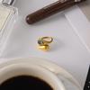 Yori 678# Кольцо-капля из ракушки, литое, для женщин, с покрытием PVD 18K, гипоаллергенное, ювелирный подарок, новое