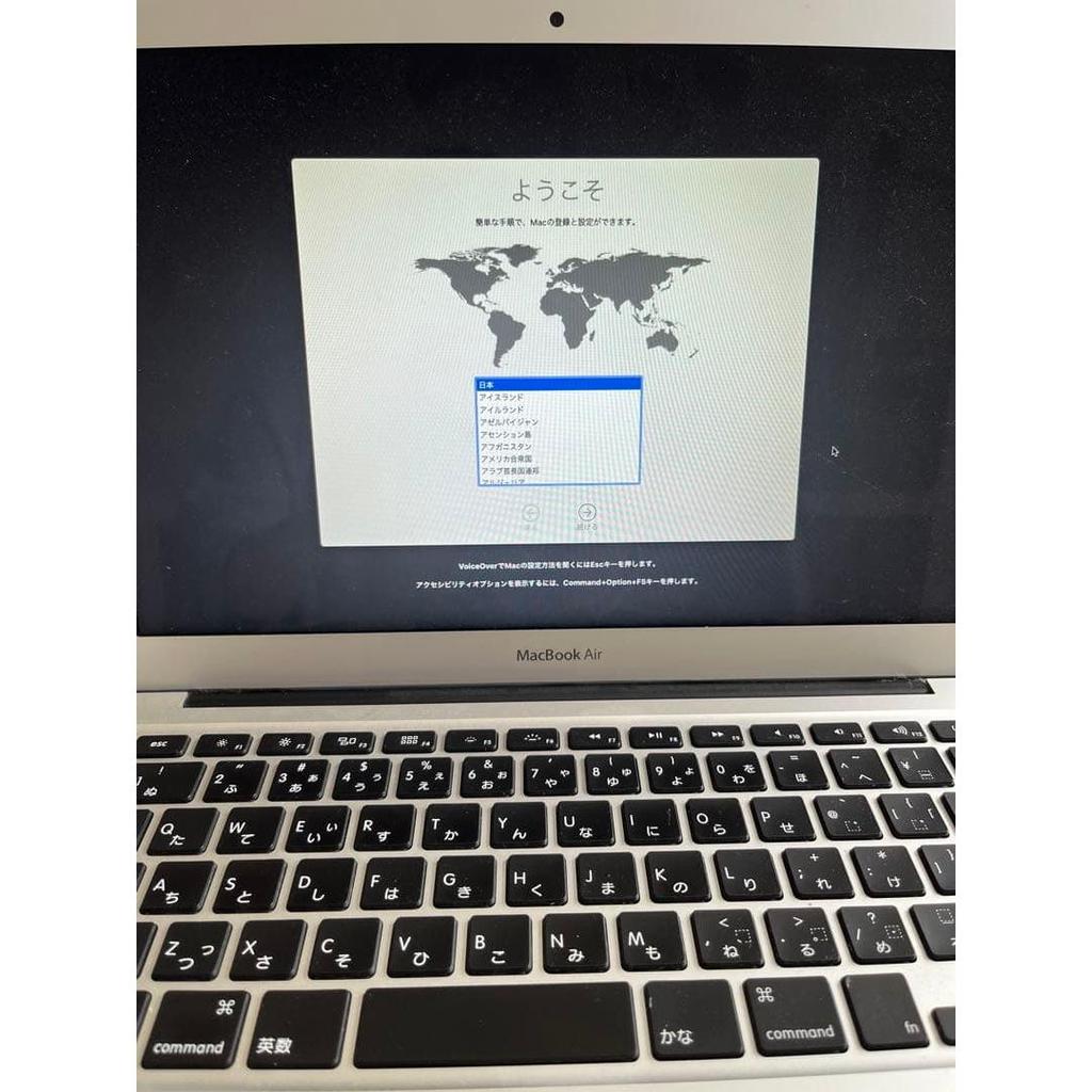 Б/у MacBook Air 13 дюймов 8 ГБ 128 ГБ, инициализированный, с коробкой