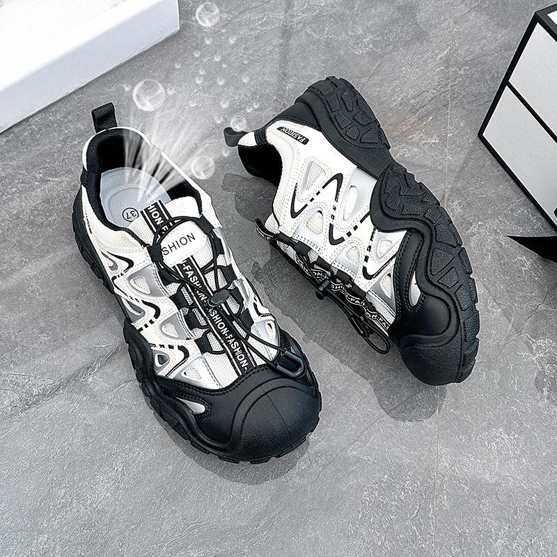 Летние туфли Hollow Dad Shoes Женская обувь Hollow Mesh Trend Ins Женская обувь Спортивная обувь Модная универсальная обувь для альпинизма