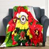 1Pc Holiday Gnomes Celebration Blanket Soft Throw Blanket For Home Bedroom Bed Sofa Travel Office Solid Christmas Blanket