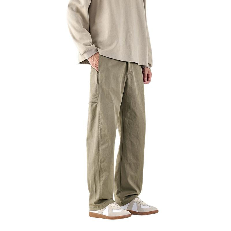 American trendy brand mountain tooling men's spring and autumn loose straight large size casual pants versatile long pants