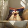 Забавная и удивительная наволочка с узором из уток, двусторонняя плюшевая наволочка для дивана, органическая, дышащая, с потайной молнией