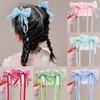 Галстук-бабочка лента детская заколка для волос милая очаровательная девочка разноцветный бантик заколка универсальный аксессуар для волос