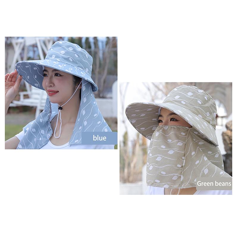 Женская шляпа от солнца, защита от ультрафиолета, шляпы для рыбалки, охоты, походов, широкополая панама, летняя маска, защитный чехол, кепки с козырьком для улицы