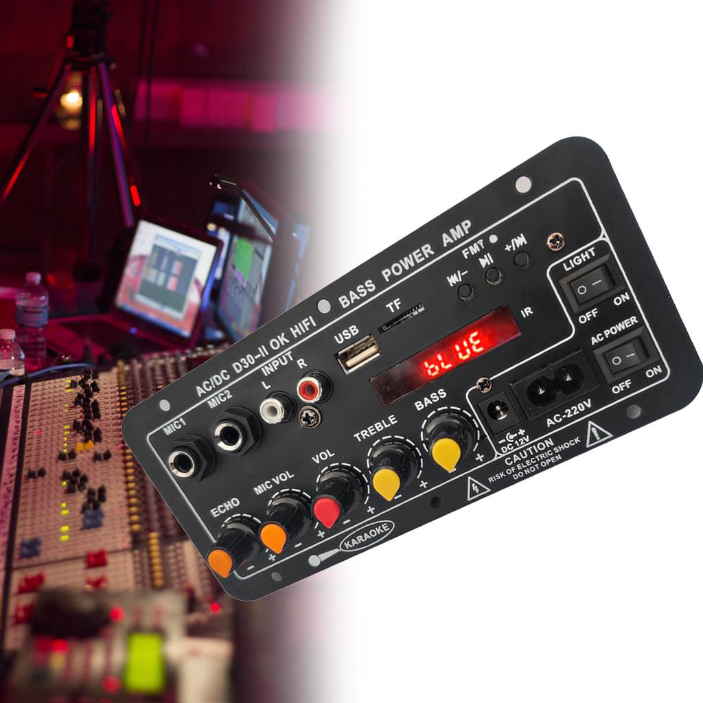 Автомобильный усилитель мощности D30-II, совместимый с Bluetooth, обеспечивает чистое и мощное звучание.