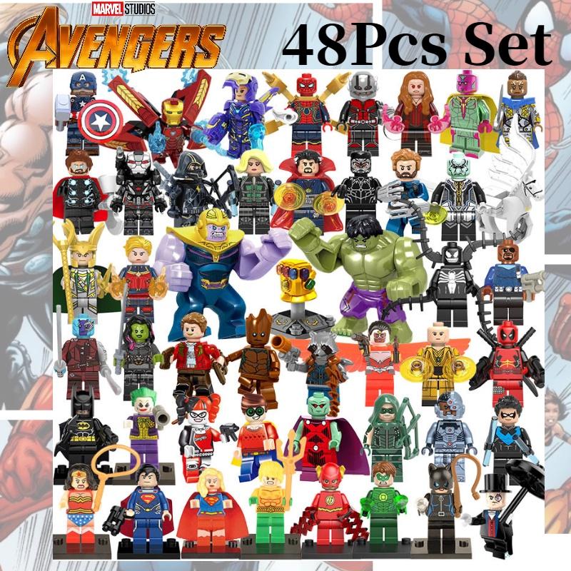 Высококачественный АБС-пластик Супергерой Мок Строительные блоки Набор игрушек Сделай сам для детей