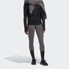 Adidas Truepur обтягивающие однотонные спортивные штаны женские низы серые FU0751