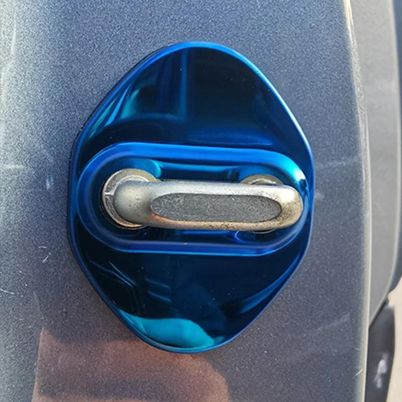 Для GEELY Monjaro Starray Tugella Vision X6 Аксессуары Автомобильная Дверная Защелка Защитная Накладка Эмблемы Чехол Нержавеющая Сталь Декорация