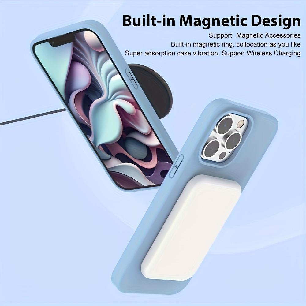 al Magnetic Phone Case For For Iphone 17 16 1 14 13 Pro Max 17Pro Liquid Silicone Cases For For Iphone17 1 Pro Max Soft Cover
