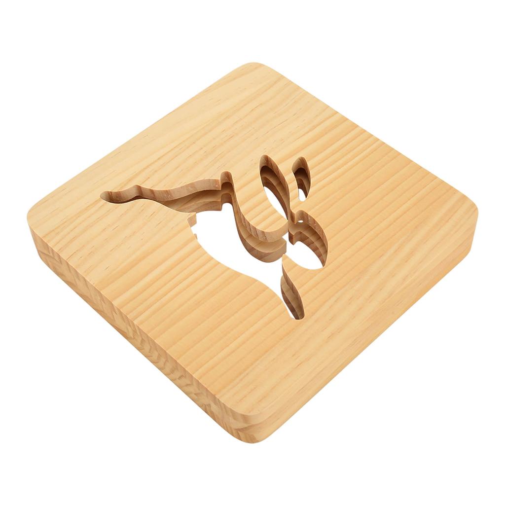 Светодиодный ночник Hollow Bunny Design Eye Protection 3D деревянная лампа для спальни гостиной офиса