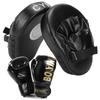 DEWEL Boxing Gloves and Mitts Punching Mitts for Martial and Stress Unisex Set, 4-Piece Set, Arts, Karate, Practice, Exercise, Relief,