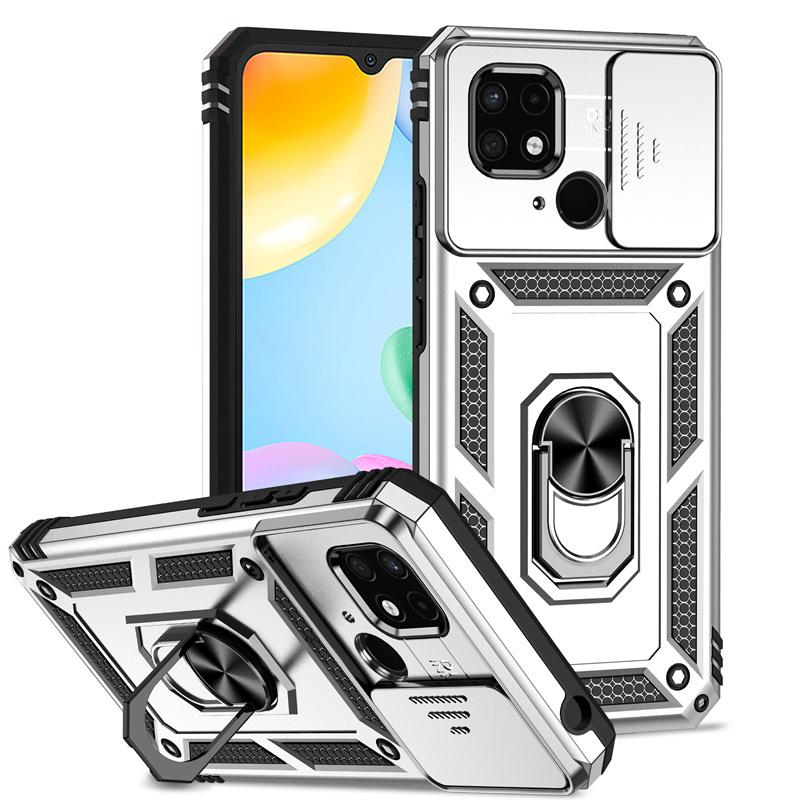 Чехол для Xiaomi Redmi 10C Case Armor Слайд Защита камеры Кольцо-подставка Чехол для телефона Для Redmy 10C 10 C Redmi10C Ударопрочный Funda