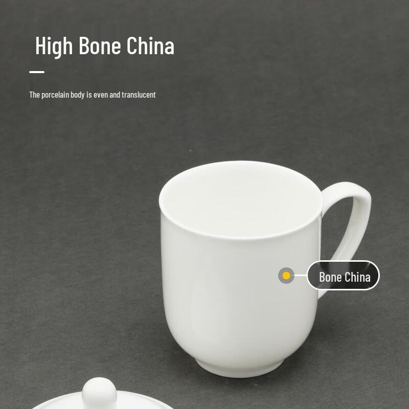 Керамическая чайная чашка с крышкой Jingdezhen для офиса и дома