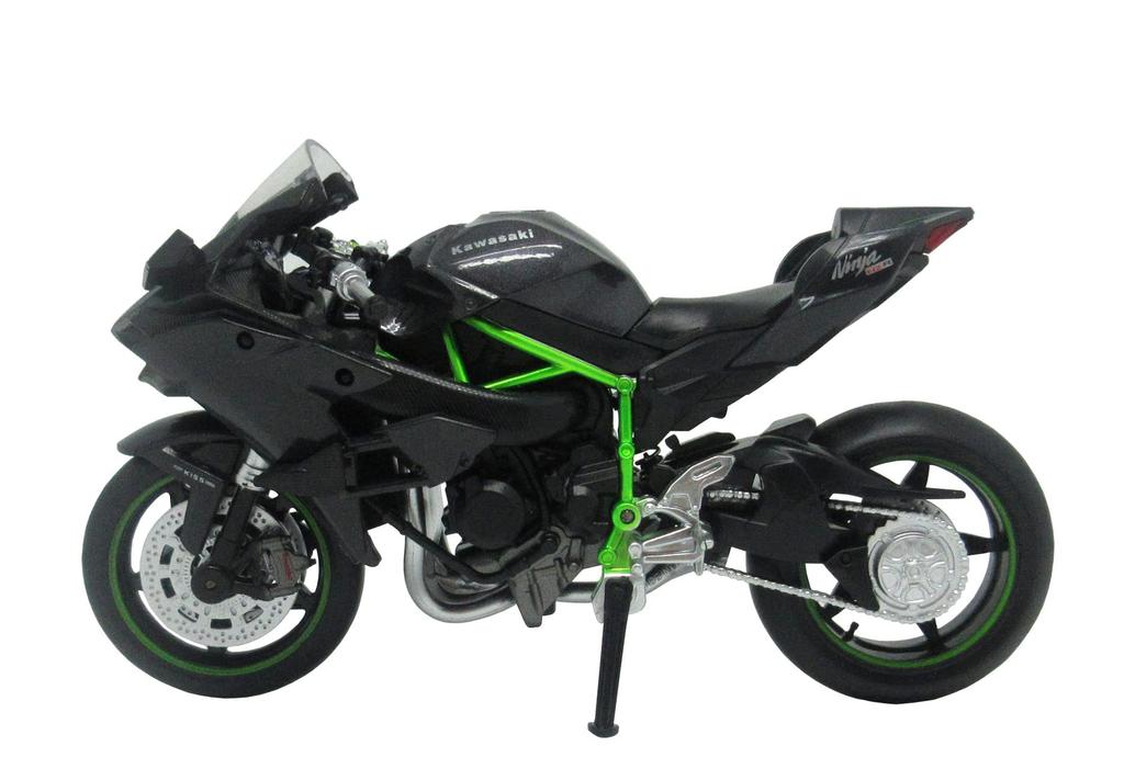 DOYUSHA Scale Diecast Motorcycle Kawasaki Ninja H2R Black 1/12 (Finished Product)