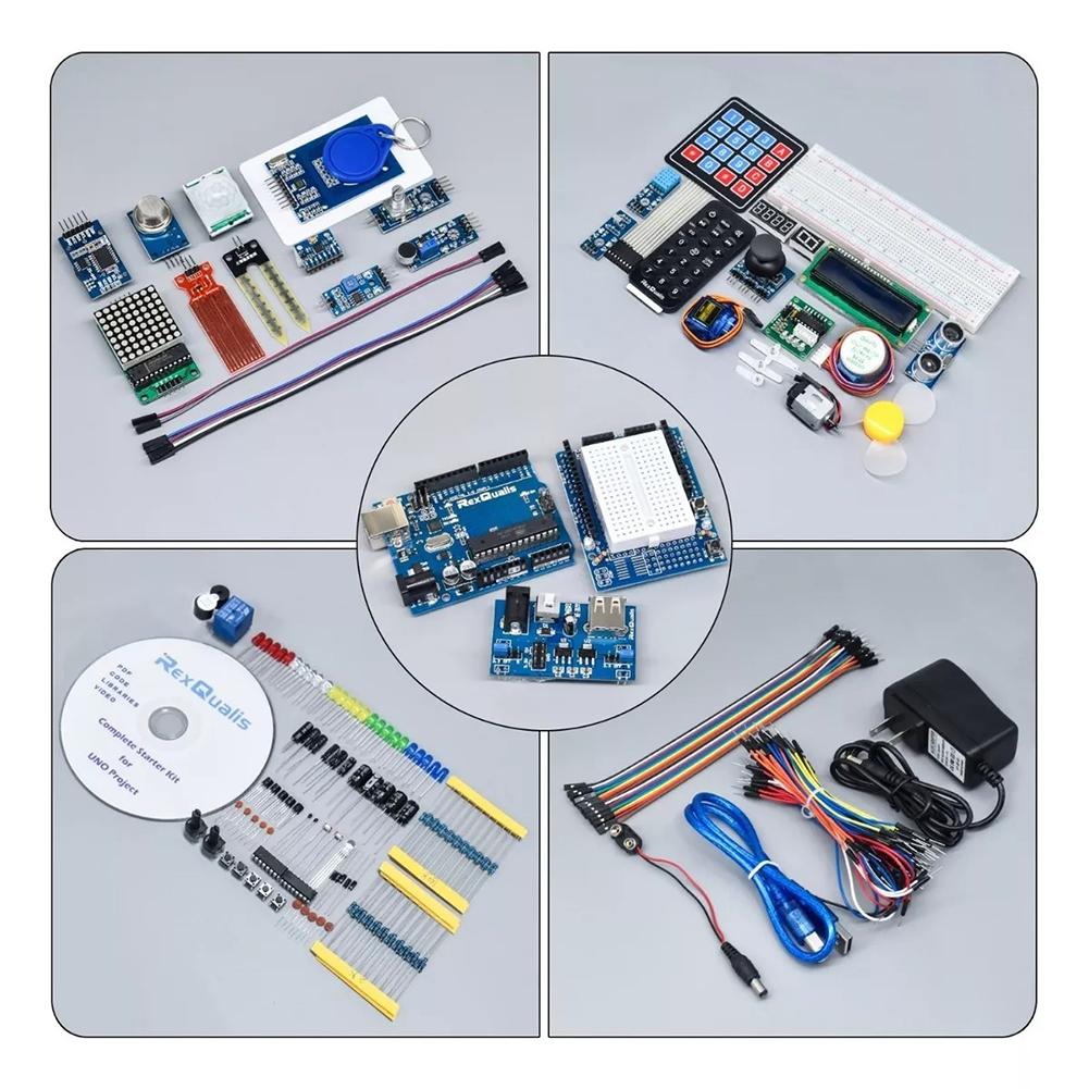 Самый полный стартовый набор для Arduino UNO R3 STEM-проектов с сервоприводом Самый полный стартовый набор электроники Светодиоды для Arduino IDE