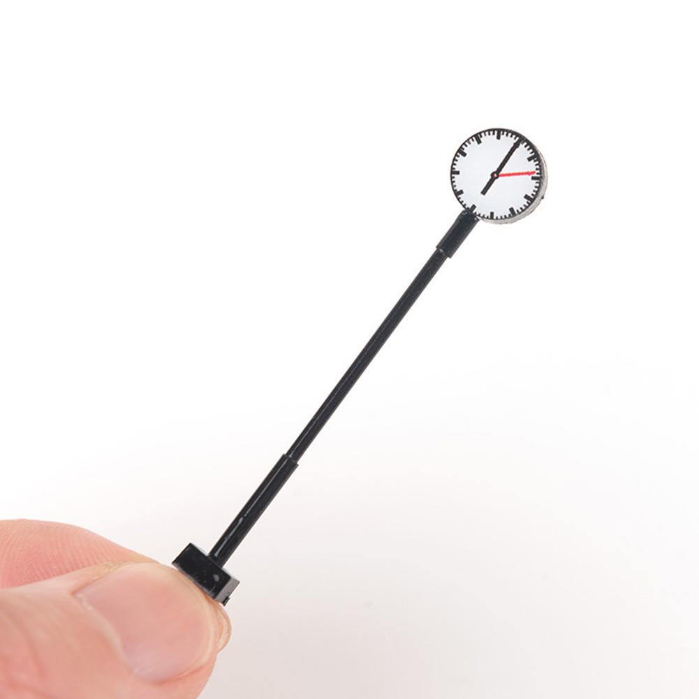 Совершенно новая модель, световая платформа, часы, лампа, подарки, масштаб HO, комплект, металлическая модель железной дороги