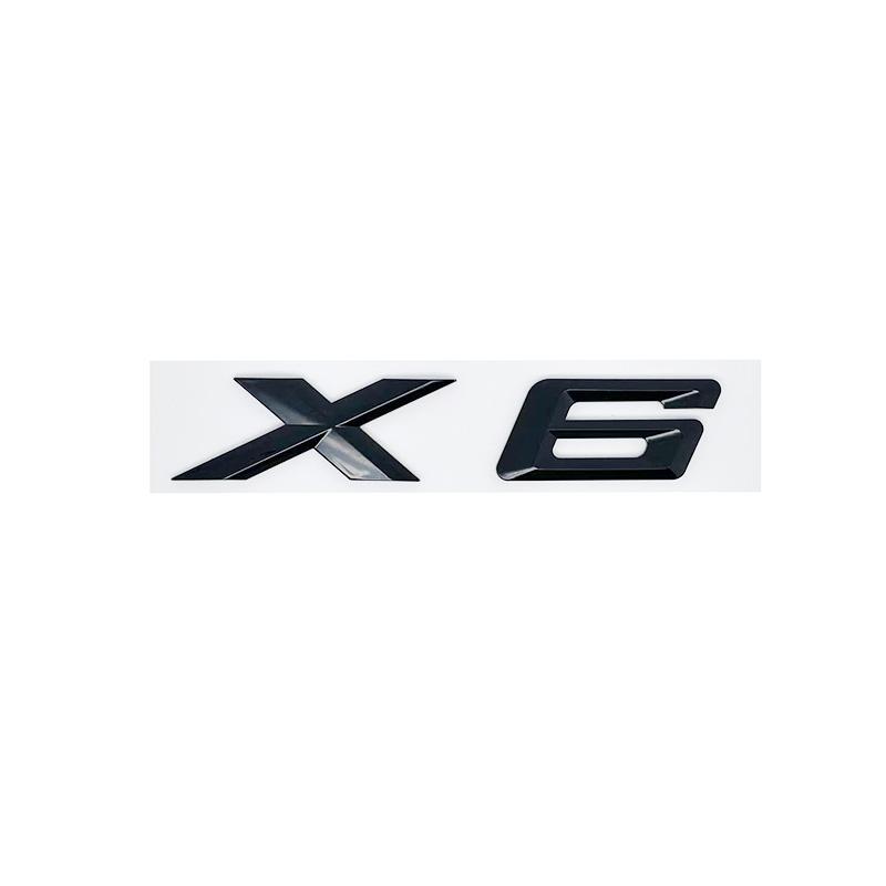 3D ABS Glossy Black SDrive Alphanumeric Emblem Sticker for BMW X1 X2 X3 X4 X5 X6 X7 & GT - 18i 20i 23i 25i 28i 30i 35i 40i 45i 5 YY8