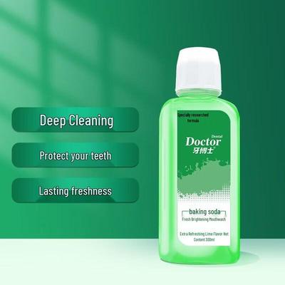 Доктор. Стоматологический ополаскиватель для рта с пищевой содой Fresh & Brightening